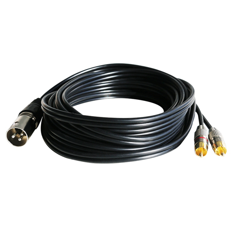  RCA ̺ 2RCA -XLR 3   ĳ  ͽ ÷ AV ̺ XLR- RCA ̺ 1m
